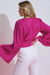 THE RIGHT ADDITION WOVEN TOP - Flying Tomato - Flyclothing LLC