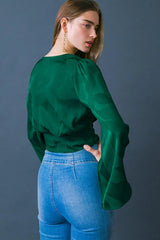 THE RIGHT ADDITION WOVEN TOP - Flying Tomato - Flyclothing LLC