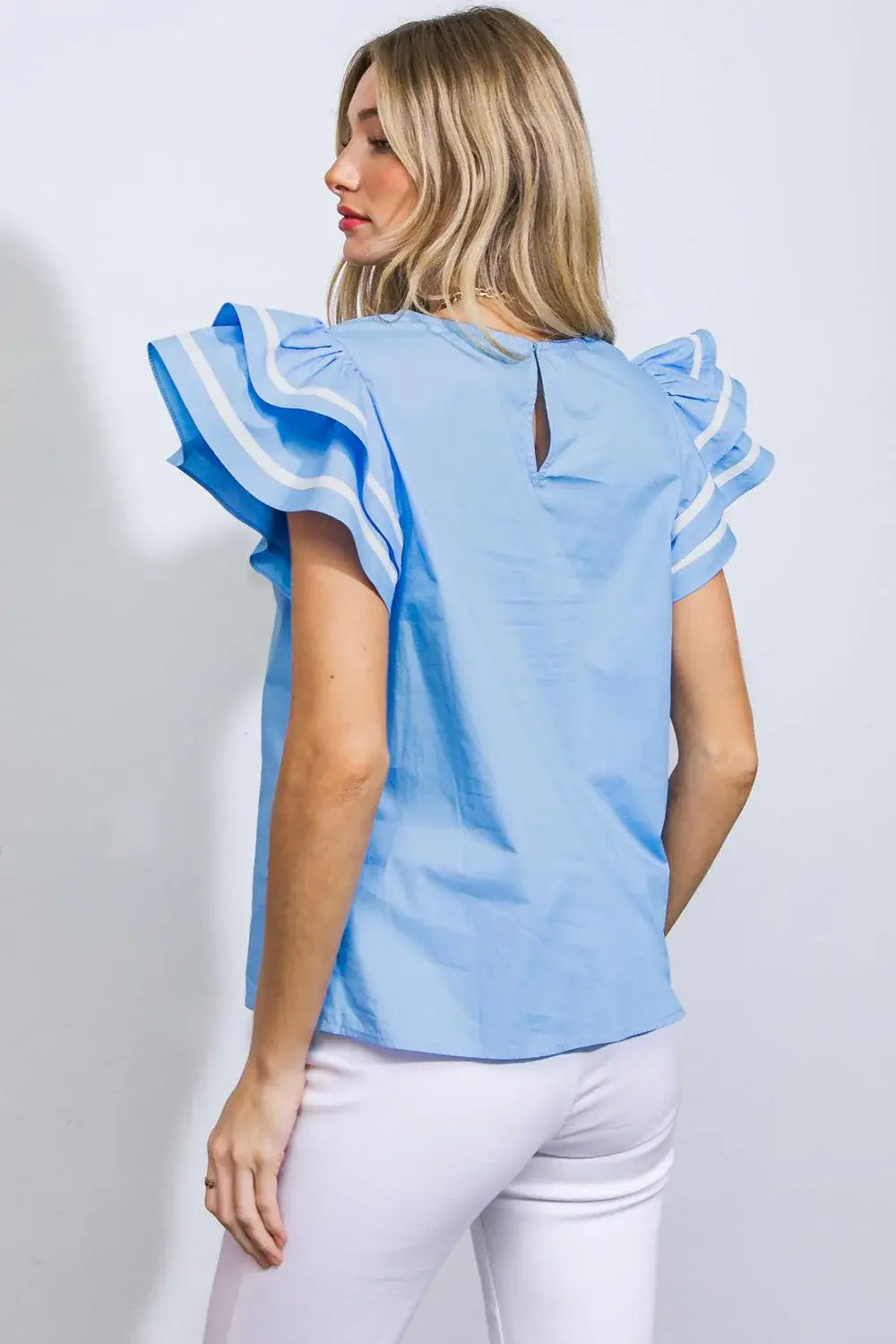 NICE AS CAN BE WOVEN TOP - Flying Tomato - Flyclothing LLC