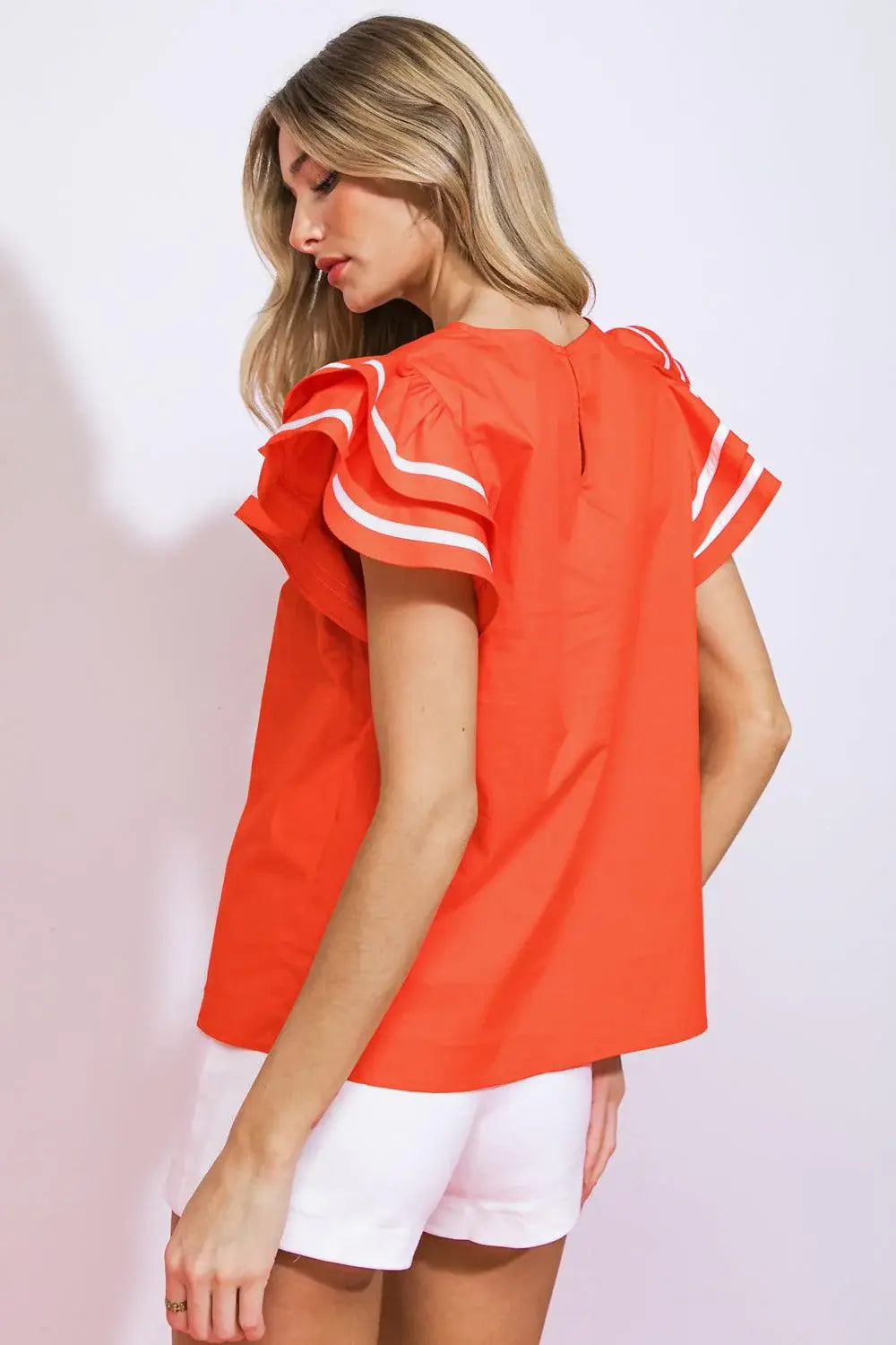 NICE AS CAN BE WOVEN TOP - Flying Tomato - Flyclothing LLC
