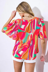 LEAN ON ME WOVEN TOP - Flying Tomato - Flyclothing LLC