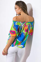 HOME OF THE FREE WOVEN TOP - Flying Tomato - Flyclothing LLC