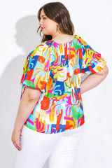 GRACEFUL BEAUTY WOVEN TOP - Flying Tomato - Flyclothing LLC
