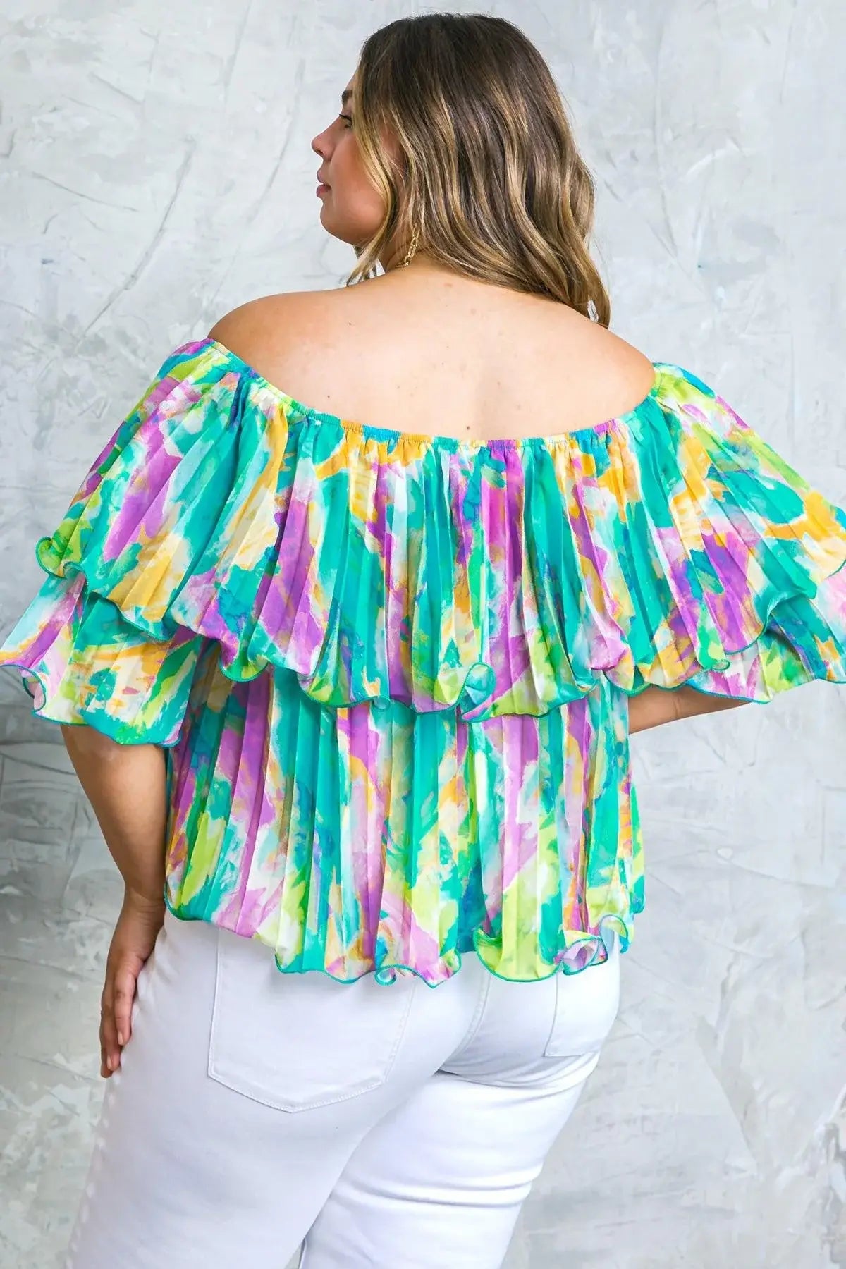 MAGNOLIA SANTA CATERINA WOVEN TOP - Flying Tomato - Flyclothing LLC
