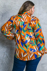 FEELS LIKE FALL WOVEN TOP - Flying Tomato - Flyclothing LLC