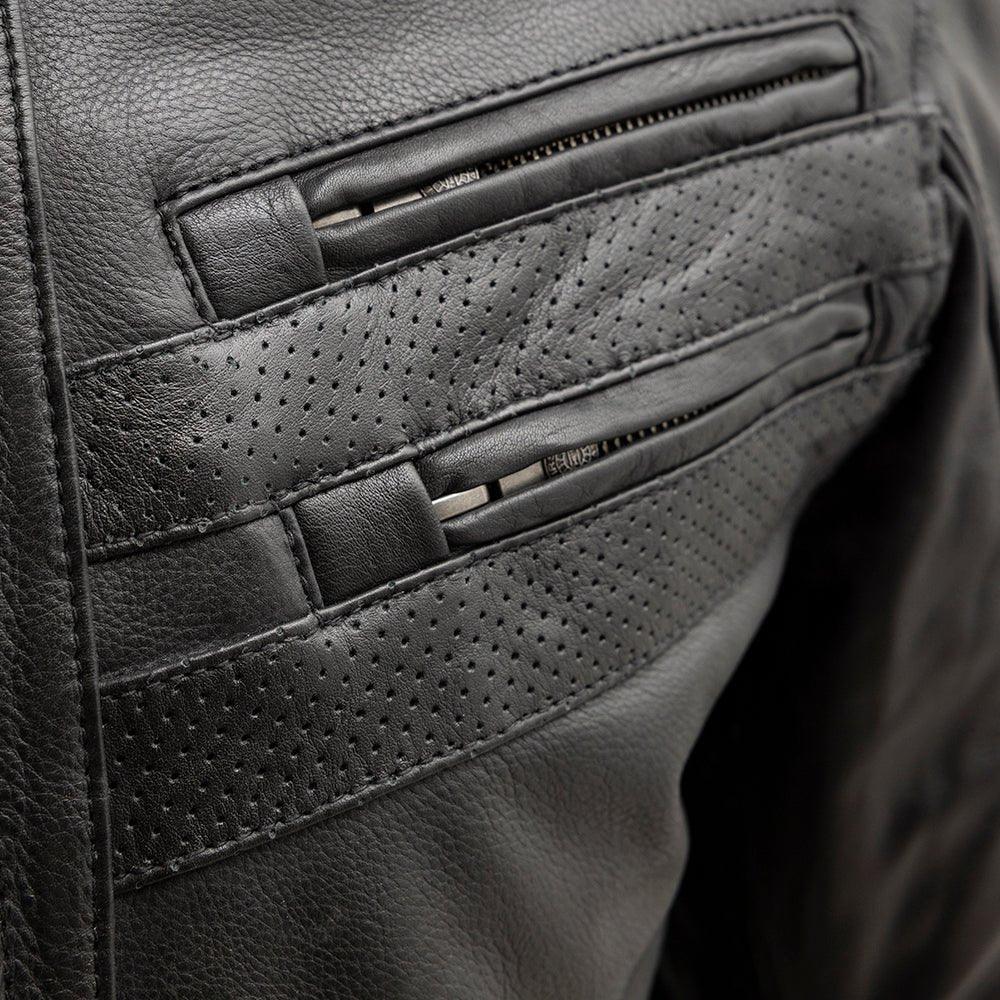 BiTurbo - Men's Leather Motorcycle Jacket - First Manufacturing Company - Flyclothing LLC