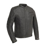 BiTurbo - Men's Leather Motorcycle Jacket - First Manufacturing Company - Flyclothing LLC