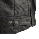 BiTurbo - Men's Leather Motorcycle Jacket - First Manufacturing Company - Flyclothing LLC