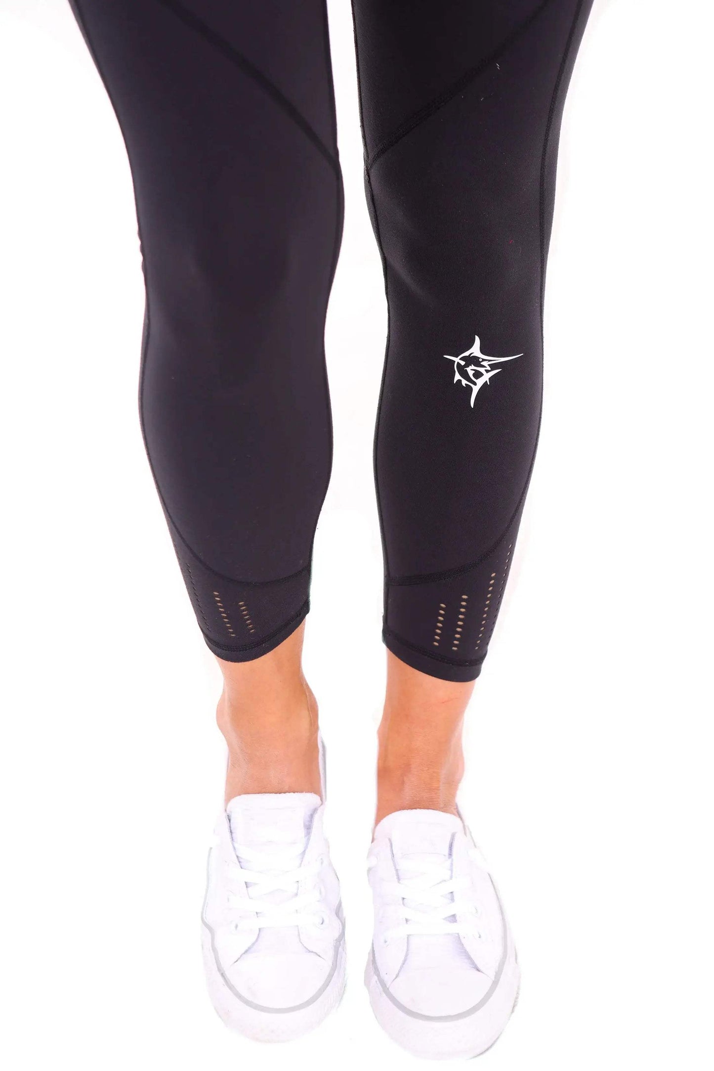 HydroFlex Cut Out Leggings - White Water Life - Flyclothing LLC