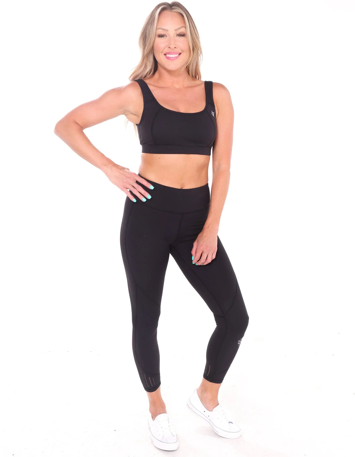Open Back Sports Bra - White Water Life - Flyclothing LLC