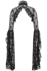 Daisy Corsets Black Lace Shrug Bolero Jacket - Daisy Corsets - Flyclothing LLC