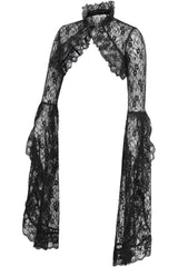 Daisy Corsets Black Lace Shrug Bolero Jacket - Daisy Corsets - Flyclothing LLC