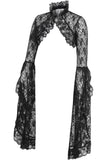 Daisy Corsets Black Lace Shrug Bolero Jacket - Daisy Corsets