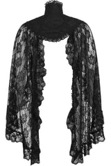 Daisy Corsets Black Lace Sleeved Bolero Jacket