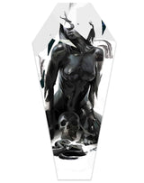 Black Market Art Company Black Mamba & Stretched Canvas Coffin Print - Black Market Art Company - Flyclothing LLC