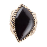 Black Onyx Golden Statement Rings - Barse Jewelry - Flyclothing LLC