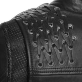 Black Widow - Women's Motorcycle Leather Jacket - First Manufacturing Company - Flyclothing LLC