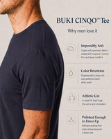 Buki Cinqo Tech Tee  - Black