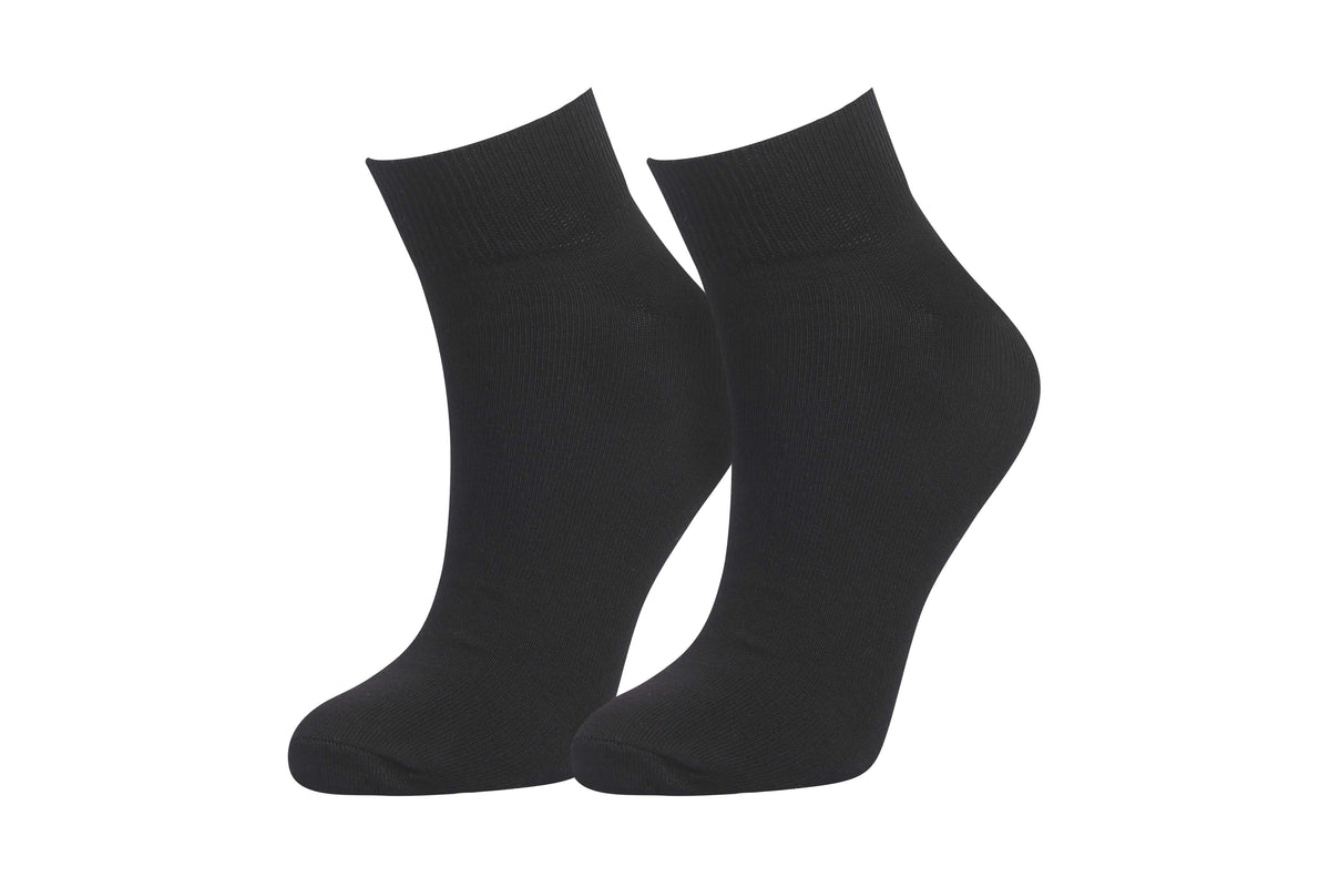 TITTIMITTI® Men’s 98% Organic Cotton Ankle Socks — 3-Pack, Soft & Breathable