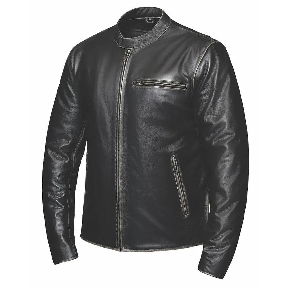 Icon - Mens Ultra Leather Jacket - Unik Just for Bikers - Flyclothing LLC