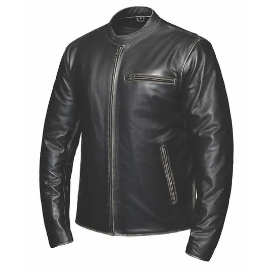 Icon - Mens Ultra Leather Jacket - Unik Just for Bikers - Flyclothing LLC