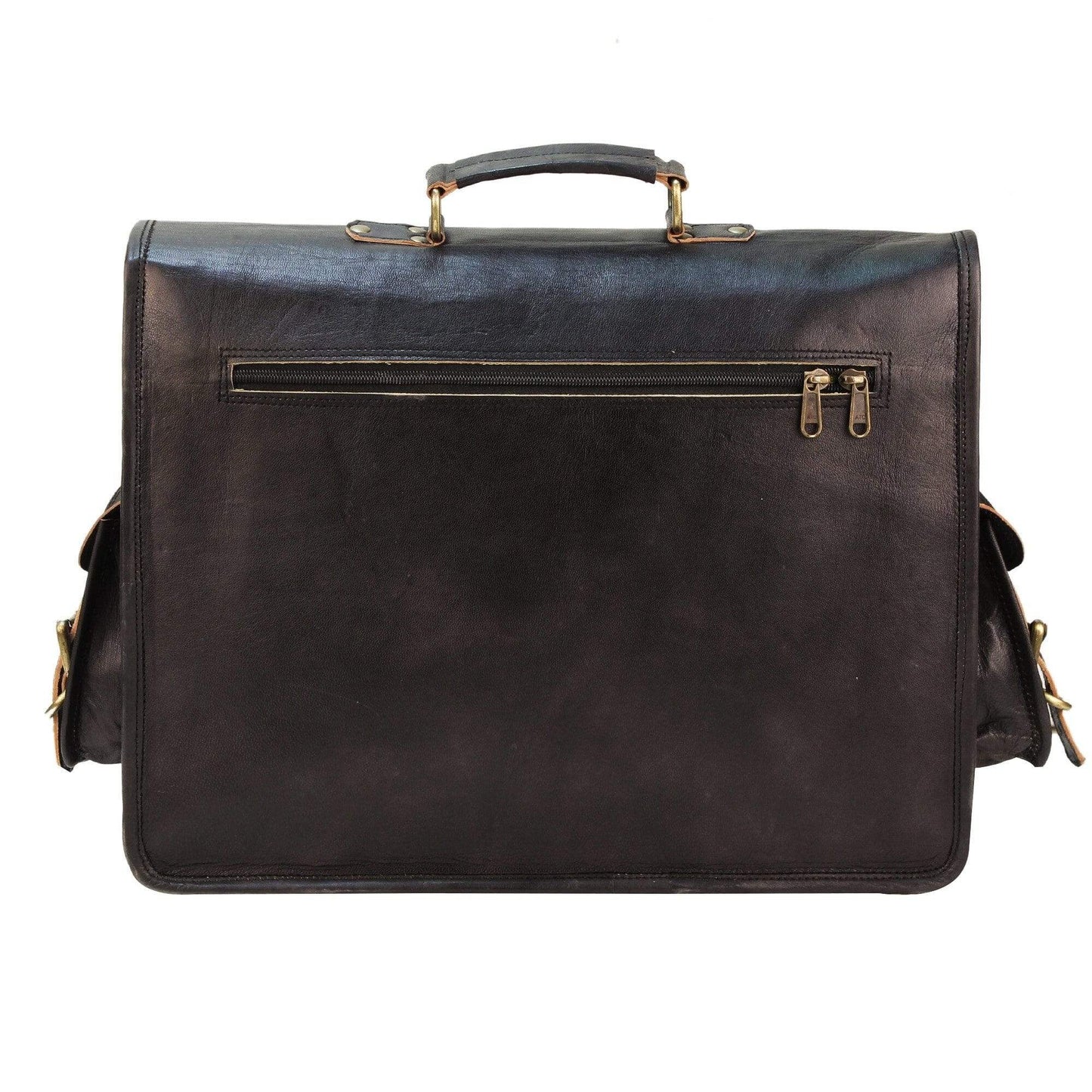 The Vintage Black - Classy Leather Bags - Flyclothing LLC