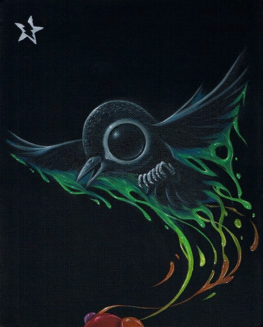 Black Market Art Company Black As Pitch Print