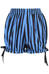 Daisy Corsets Black/Blue Striped Bloomers - Daisy Corsets