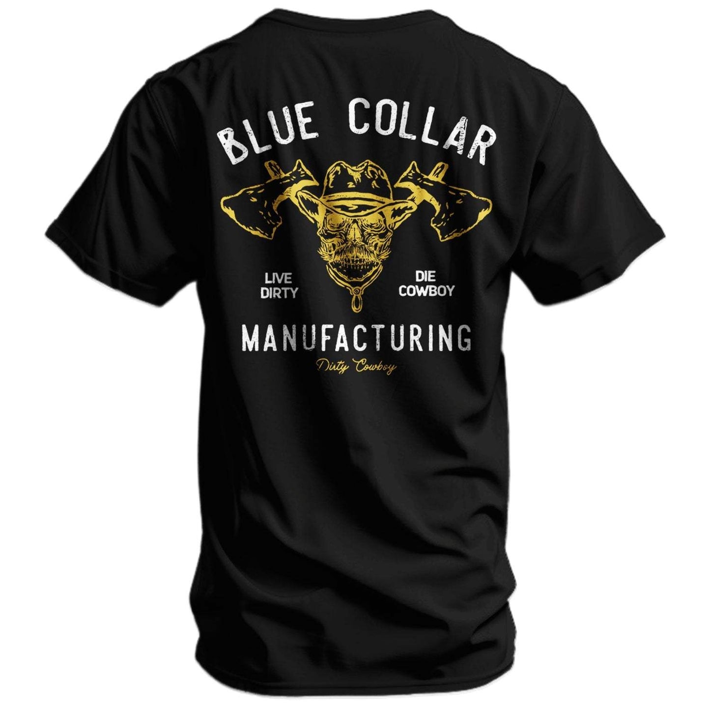Blue Collar Hatchet Men's T-Shirt - DIRTY COWBOY USA - Flyclothing LLC
