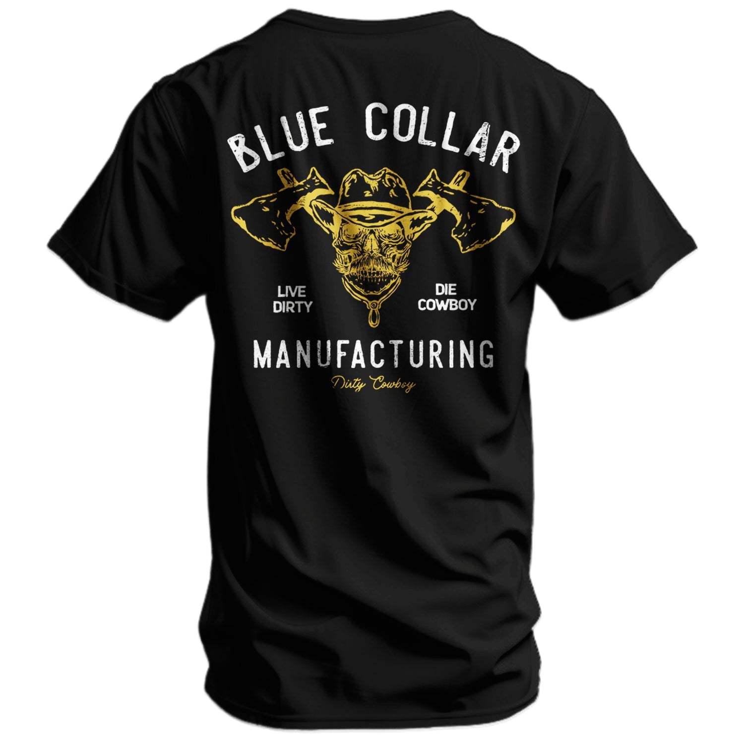 Blue Collar Hatchet Men's T-Shirt - DIRTY COWBOY USA - Flyclothing LLC