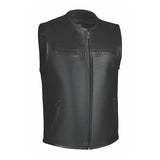 Blackout- Mens Ultra Leather Vest