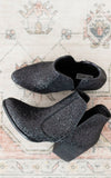 Fiera Glitter Booties in Black - Naughty Monkey