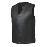 Blackhills - Men's Motorcycle Leather Vest - Unik Just for Bikers - Flyclothing LLC