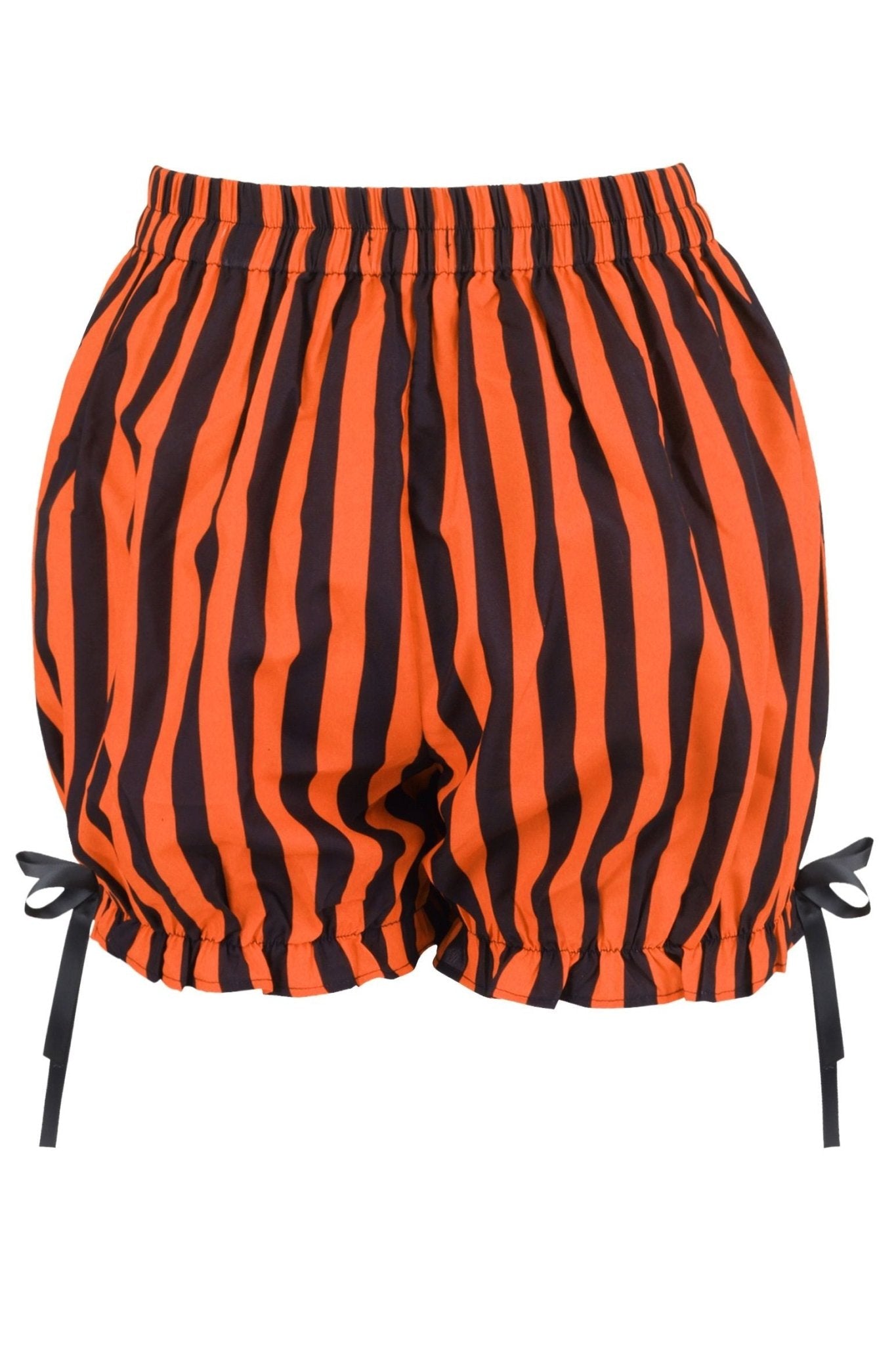Daisy Corsets Black/Orange Striped Bloomers - Daisy Corsets