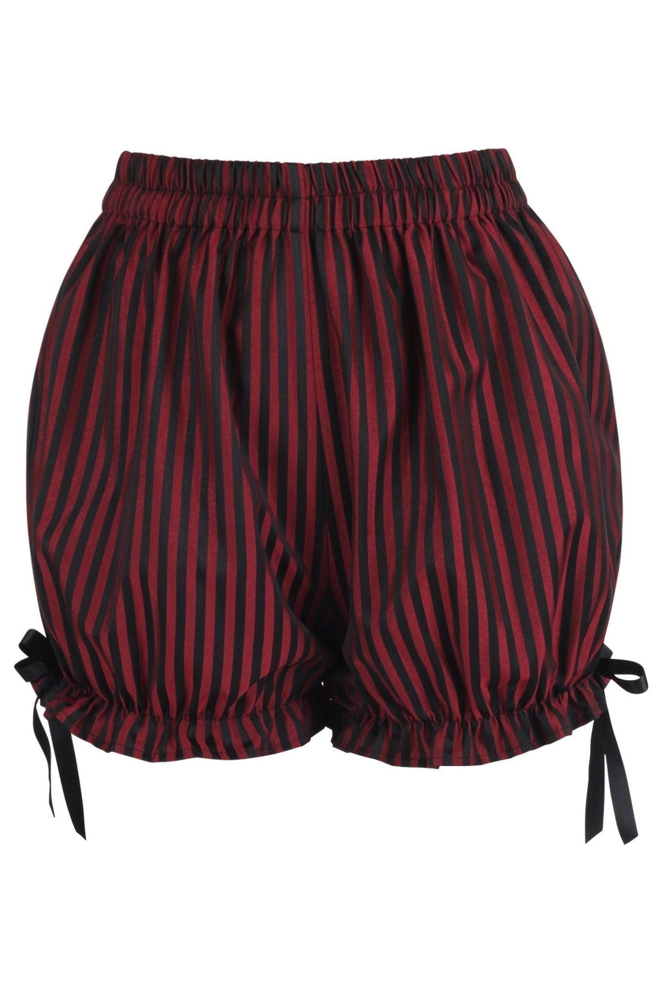 Daisy Corsets Black/Red Stripe Brocade Bloomers - Daisy Corsets