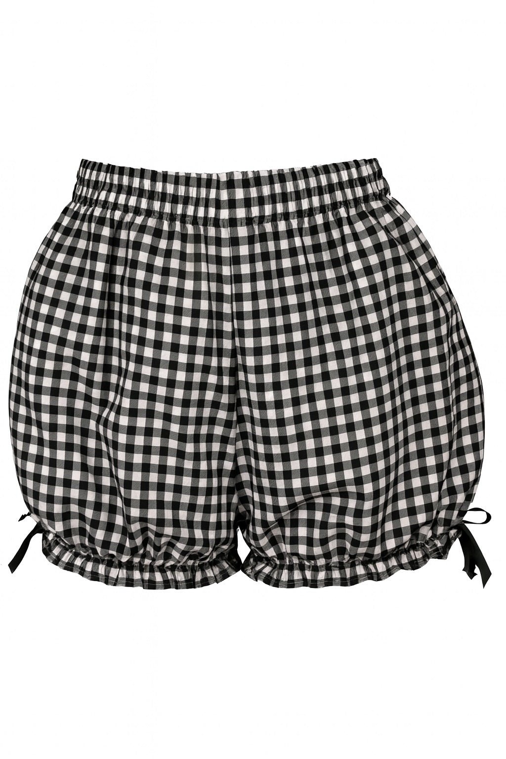 Daisy Corsets LIMITED EDITION Black/White Gingham Crepe Bloomer - Daisy Corsets