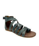 Blair Sandals in Teal - Naughty Monkey