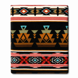 Rockmount Ranch Wear Native Pattern Fleece Western Blanket in Rust & Black - Rockmount Clothing - Flyclothing LLC