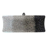 Bling Ombre Rhinestone Evening Clutch Tote Bag - Madeline Love - Flyclothing LLC