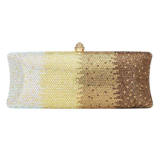 Bling Ombre Rhinestone Evening Clutch Tote Bag - Madeline Love - Flyclothing LLC