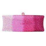 Bling Ombre Rhinestone Evening Clutch Tote Bag - Madeline Love - Flyclothing LLC