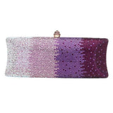 Bling Ombre Rhinestone Evening Clutch Tote Bag - Madeline Love - Flyclothing LLC
