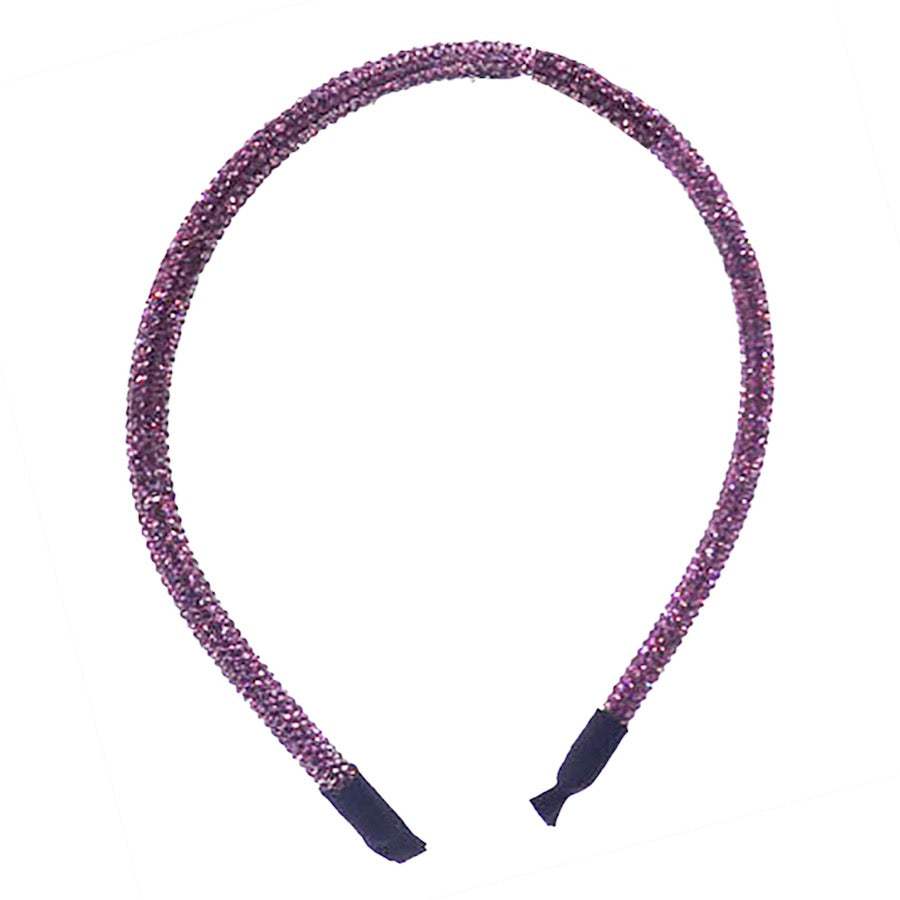 Bling Stone Accented Crystal Studded Shimmer Headband - Madeline Love - Flyclothing LLC