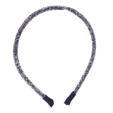 Bling Stone Accented Crystal Studded Shimmer Headband - Madeline Love - Flyclothing LLC