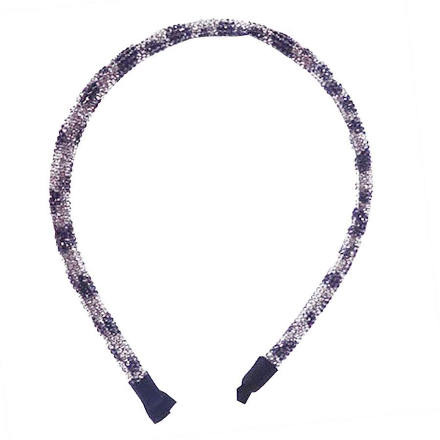 Bling Stone Accented Crystal Studded Shimmer Headband - Madeline Love - Flyclothing LLC