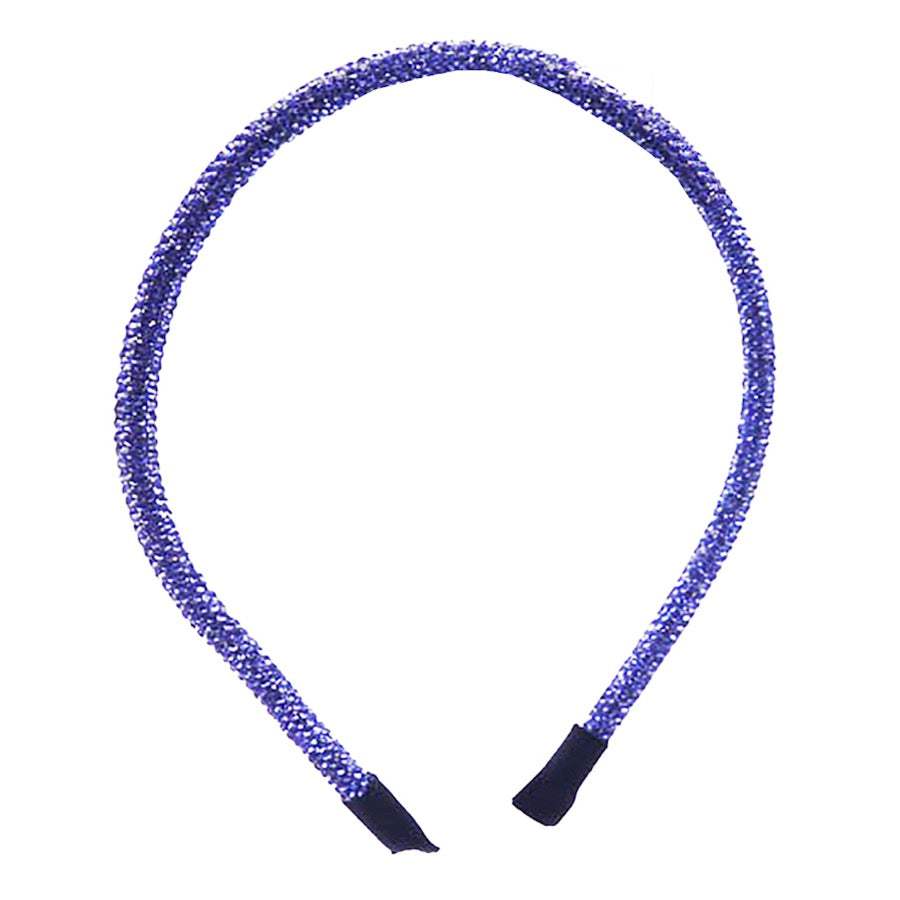 Bling Stone Accented Crystal Studded Shimmer Headband - Madeline Love - Flyclothing LLC
