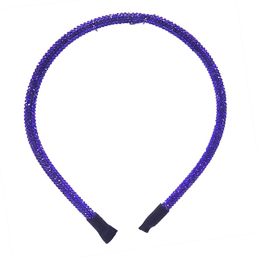 Bling Stone Accented Crystal Studded Shimmer Headband - Madeline Love - Flyclothing LLC