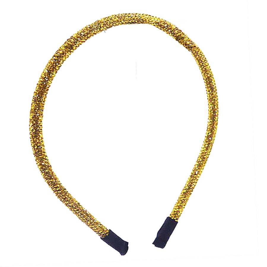Bling Stone Accented Crystal Studded Shimmer Headband - Madeline Love - Flyclothing LLC