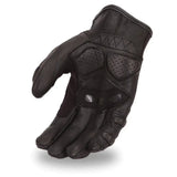 Blitz Men's Leather Motorcycle Gloves - First Manufacturing Company - Flyclothing LLC