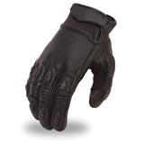 Blitz Men's Leather Motorcycle Gloves - First Manufacturing Company - Flyclothing LLC